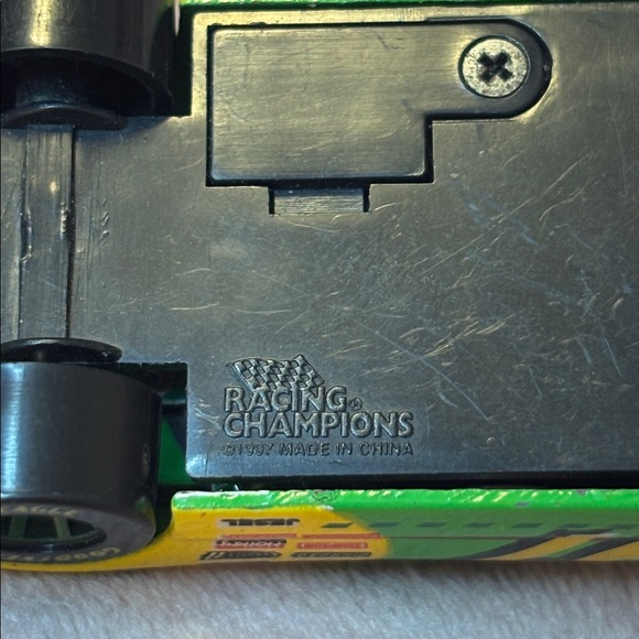 Vintage 1997 Racing Champions NASCAR #97 Chad Little John Deere Toy Race Car - Picture 7 of 13